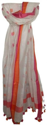 KRAFTLAY Khadi Cotton Self Design Women Dupatta