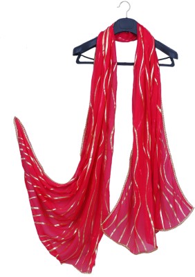 INVENT FASHION Chiffon Striped Women Dupatta