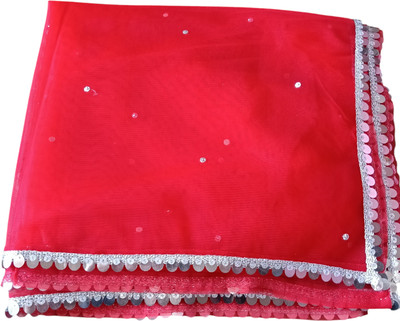 matching mart Net Self Design Women Dupatta