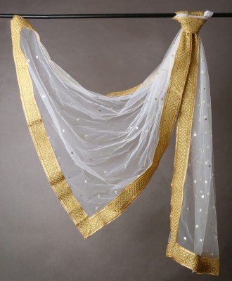 MARUTI KRUPA ENTERPRISE Net Embroidered Women Dupatta