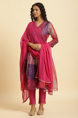 W Polyester Solid Women Dupatta