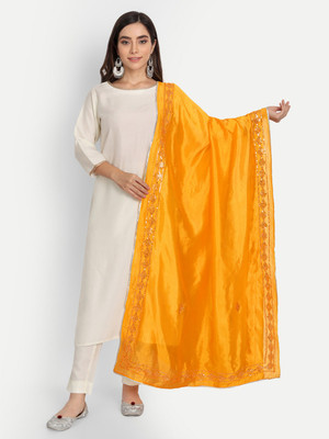 Amraoo Art Silk Embroidered Women Dupatta
