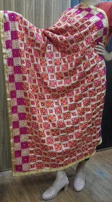 Allure Motifs Art Silk Embroidered Women Dupatta