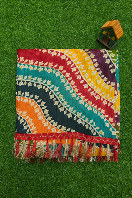 Dupattaheritage Silk Blend Printed Women Dupatta