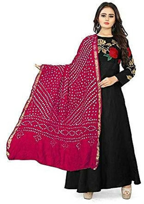 TMT HUB Silk Blend Printed Women Dupatta