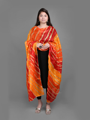 Apratim Kota Doria Printed Women Dupatta
