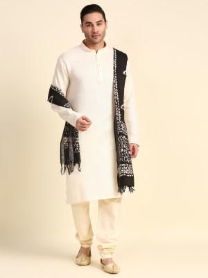 DUPATTA BAZAAR Silk Blend Printed Men Dupatta