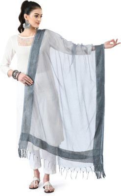 A R SILK DUPATTA HUB Organza Solid Women Dupatta