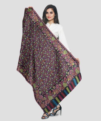 Cashmere Craft Silk Blend Floral Print Women Dupatta