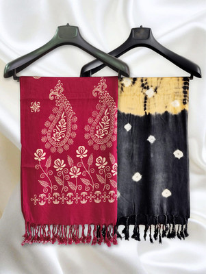 SUKANYA SHINE Rayon Floral Print Women Dupatta