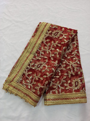ASHA CHUNRI HOUSE Net Embroidered Women Dupatta