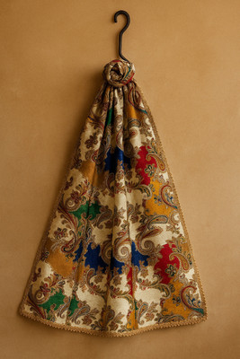 Nayerang Art Silk Embroidered Women Dupatta