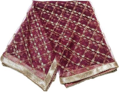 kamya fashion Net Embroidered Women Dupatta