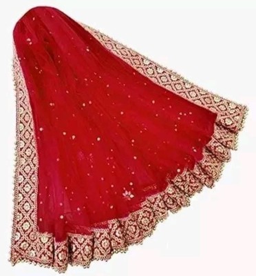 MAMTA COLLECTION Velvet, Net Embroidered Women Dupatta