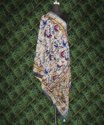 kaizen texo fab Cotton Blend Printed Women Dupatta