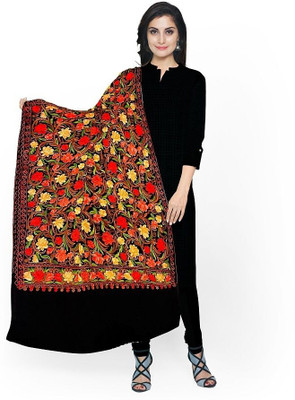 KHEVANHAAR Embroidered Women Muffler