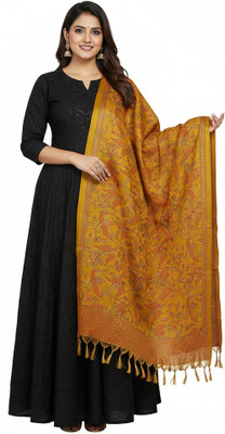 Traditions Bazaar Art Silk, Bhagalpuri Silk Printed Women Dupatta