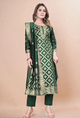 tathastufab Jacquard Printed Kurta Fabric