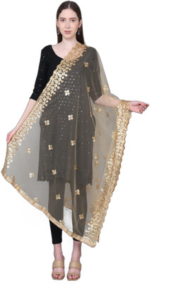 KARTHAV FASHION Net Self Design Women Dupatta