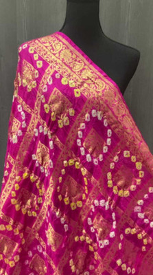 Angel Creations Georgette Self Design Women Dupatta