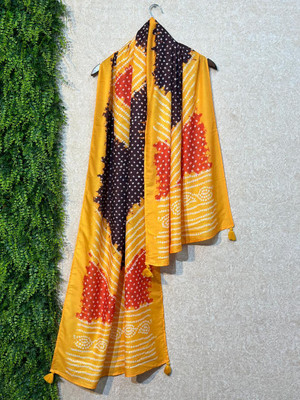 SEIKETSU Cotton Silk Printed Women Dupatta