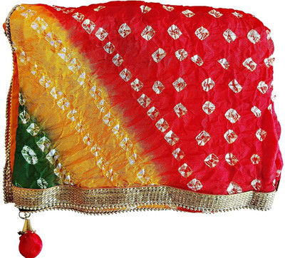 DL TRADERS Silk Blend Self Design Women Dupatta