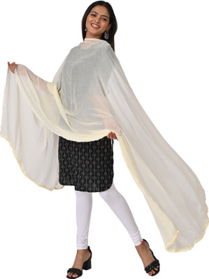 Hella Fashions Chiffon Self Design Women Dupatta