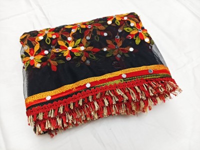 Vitrag Fashion Net Embroidered Women Dupatta