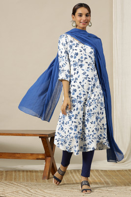 Aurelia Pure Cotton Geometric Print Women Dupatta