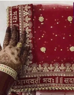 sky cloud Net Embroidered Women Dupatta