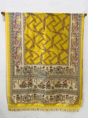 NESA Cotton Blend Printed Women Dupatta