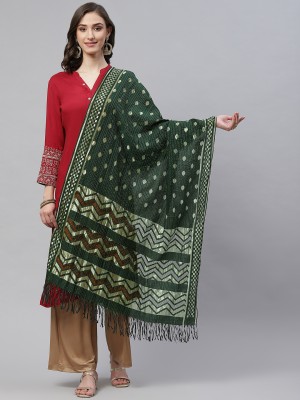 WEAVERS VILLA Cotton Blend Woven Women Dupatta