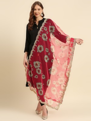 DUPATTA BAZAAR Organza Printed Women Dupatta