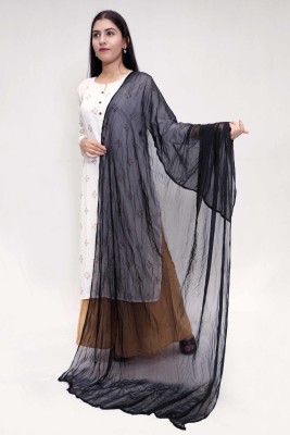 KANGOD'S Chiffon Solid Women Dupatta