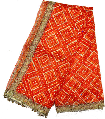 ASHA CHUNRI HOUSE Net Embroidered Women Dupatta