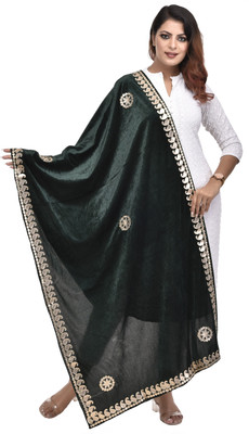 ufashion Velvet Embroidered Women Dupatta