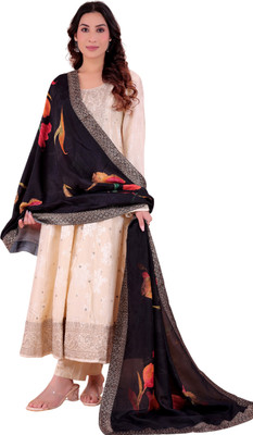 Saanchi Enterprise Viscose Blend Embroidered Women Dupatta