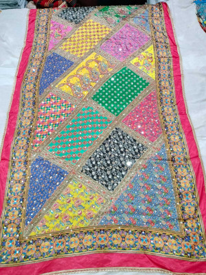 Golden Stichies Chiffon Printed Women Dupatta