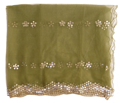 YOUTHQUAKE Net Embellished Women Dupatta