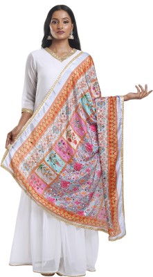 Teejh Polyester Embellished Women Dupatta