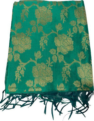 APNA KAPDA BAZAAR Silk Blend Floral Print Women Dupatta