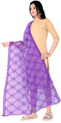 Avni N Anvi Net Checkered Women Dupatta