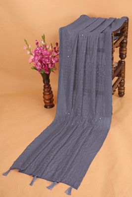 Cloric Fashion Cotton Blend Embroidered Women Dupatta