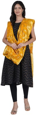 MUFFLY Pure Silk Self Design Women Dupatta