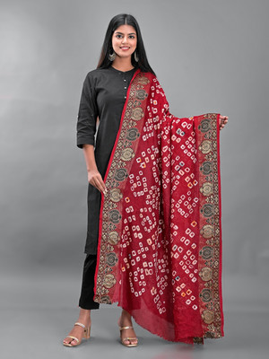 Apratim Jacquard Solid Women Dupatta