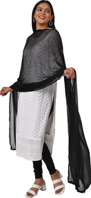 Hella Fashions Chiffon Self Design Women Dupatta