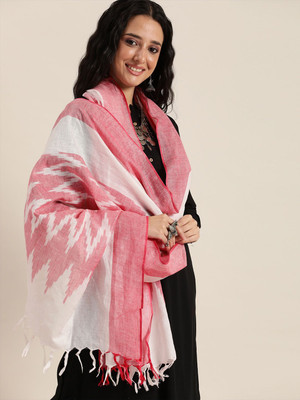 Taavi Pure Cotton Self Design Women Dupatta