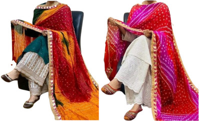 GG TEXTILE Art Silk Hand Painted Women Dupatta