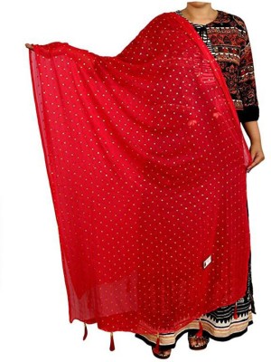 NZKAM Chiffon Solid Women Dupatta