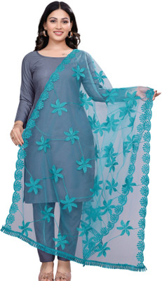 Kemza Net Embroidered Women Dupatta